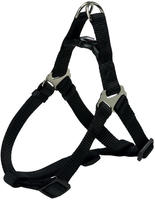 TRIXIE 14321, TRIXIE Classic H-Geschirr, M-L: 50-75 cm / 20 mm, schwarz