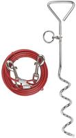 Kerbl Laisse Dattache Avec Ancrage Spirale Pour Chien