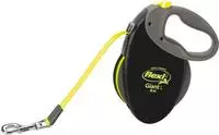 Flexi H78794, Flexi - Leash Giant L 8M Tape Black/Neon Yellow Max 50Kg - (600.7782)