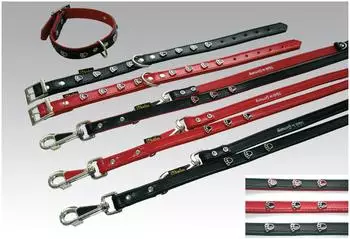 Heim Lederhalsband Pfote (Gr. 35)