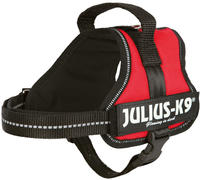 Julius-K9 Hundegeschirr Power rot, Gr. XS, Breite: 25 mm, Bauchumfang: ca. 40 - 53 cm