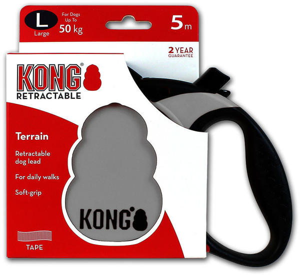 Kong Pet Toys Kong Retractable Terrain Grau L