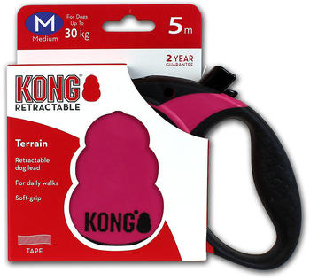 Kong Retractable Terrain Pink M