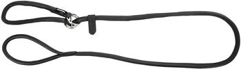 Kerbl Round Leather Strip Leash Roma 170 cm black (81099)