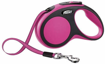 Flexi New Comfort Gurt S 5m pink/schwarz