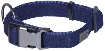 Nobby Halsband Linen Deluxe XXS-S 23-30cm blau