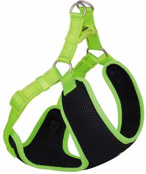 Nobby Geschirr Black Mesh Reflect M 48-56x1,5cm neon gelb