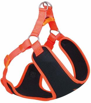 Nobby Geschirr Black Mesh Reflect S 41-46x1cm orange