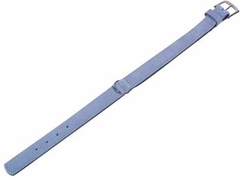 Nobby Halsband Velours M-L 52cm 41-49cm hellblau