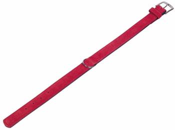 Nobby Halsband Velours M-L 52cm 41-49cm rot