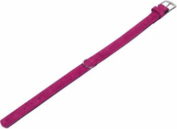 Nobby Halsband Velours S-M 42cm 33-39cm Kirsche