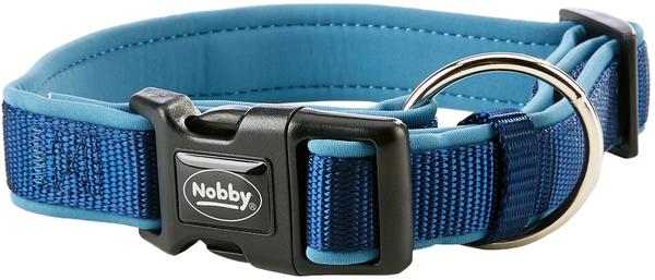 Nobby Halsband Classic Preno 30-45cm 20/25mm blau/blau