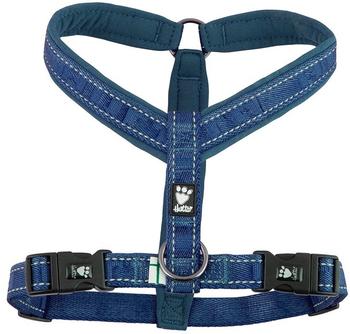 Hurtta Casual Y-Geschirr blau 45cm
