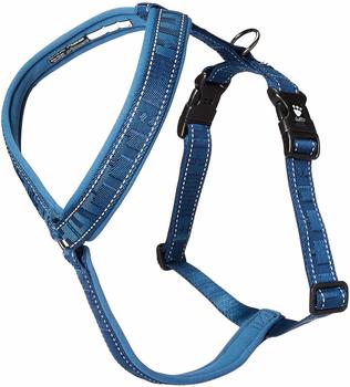 Hurtta Casual Y-Geschirr blau 80cm