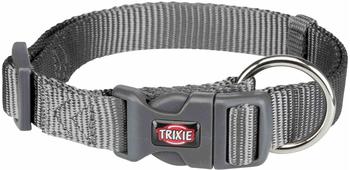 Trixie Premium Halsband graphit M-L
