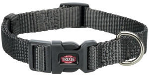 Trixie Premium Halsband graphit L-XL