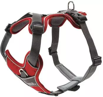 Hunter HUNTER Geschirr Divo L-XL rot/grau
