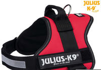 Julius-K9 Hundegeschirr Power rot, Gr. L, Breite: 50 mm, Bauchumfang: ca. 66 - 85 cm