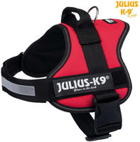 Julius-K9 Hundegeschirr Power rot, Gr. M, Breite: 40 mm, Bauchumfang: ca. 58 - 76 cm