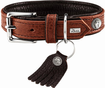 HUNTER Halsband Cody cognac/d-braun 50