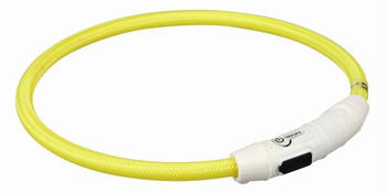 Trixie USB Flash Leuchtring gelb M/L