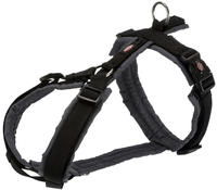 Trixie Hunde Premium Trekking Geschirr Schwarz/graphit Xl