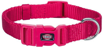 Trixie Premium Halsband fuchsia M-L