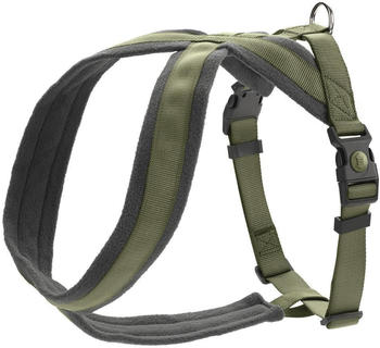 Hunter HUNTER Geschirr London Comfort S-M/2 Breite: 2,5cm oliv