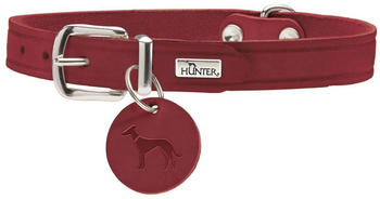 Hunter HUNTER Halsband Aalborg 32cm 1,2cm rot