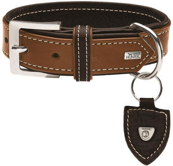 Hunter HUNTER Halsband Tara cognac/dunkelbraun 65cm 4,0cm