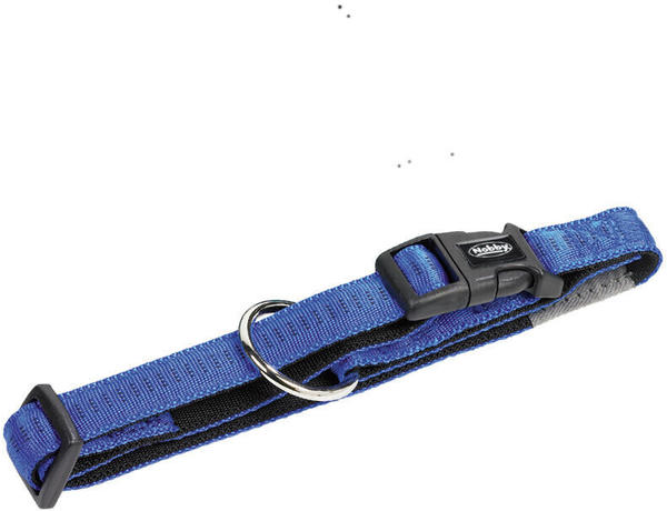 Nobby Halsband Soft Grip 25/35cm 15mm blau