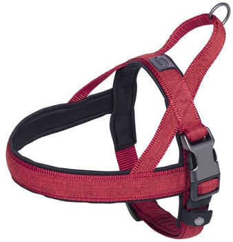 Nobby Hundegeschirr Linen Deluxe M-L 50-64x3cm rot