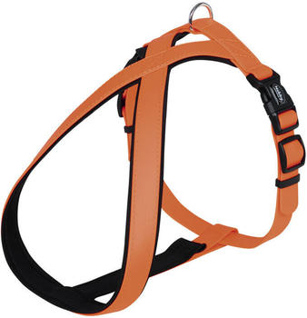 Nobby Komfort Geschirr Cover PVC ummantelt 45-70cm 25/35mm neon orange