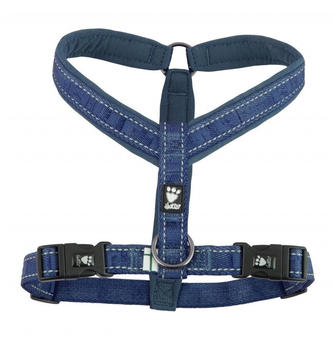 Hurtta Casual Y-Geschirr blau 35cm