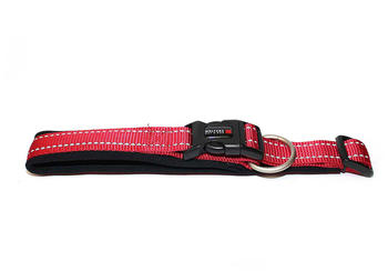 Wolters Halsband Soft&Safe reflektierend 60-65cm 35mm cayenne/schwarz