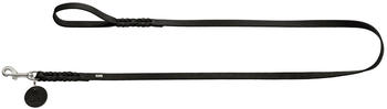 Hunter HUNTER F&uuml;hrleine Solid Education schwarz, Ma&szlig;e: 16 mm / 150 cm