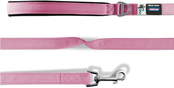 Curli Basic Leine Nylon 140x2cm pink