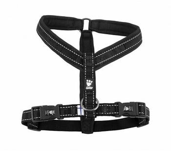 Hurtta Casual Y-Geschirr schwarz 70cm