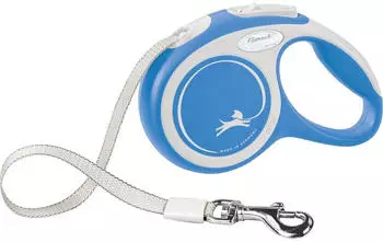 Flexi New Comfort Gurt XS 3m blau/weiß