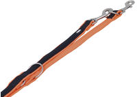 F&uuml;hrleine Mesh Preno Neonorange L 200 Cm Doppelleine - Nobby