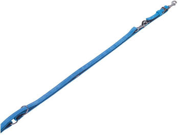 Nobby F&uuml;hrleine Velours t&uuml;rkis 200cm 14mm