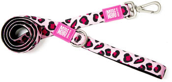 Max & Molly Original Kurzleine Leopard Pink XS 120 x 1cm