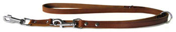 Das Lederband Führleine Weinheim kastanie 200cm 18mm