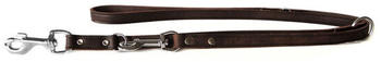 Das Lederband Führleine Weinheim mocca 200cm 18mm