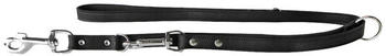 Das Lederband F&uuml;hrleine Weinheim schwarz 200cm 12mm
