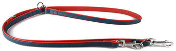 Das Lederband Führleine Firenze opal/flame 200cm 14mm