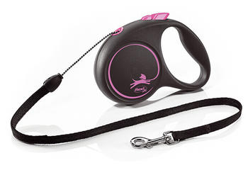 Flexi Black Design Seil S 5m pink