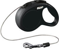 TRIXIE 11771, TRIXIE flexi New CLASSIC, Seil, XS: 3 m, schwarz