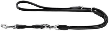 Hunter HUNTER Verstellbare F&uuml;hrleine Round & Soft schwarz 8/200