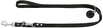 Hunter Verstellbare Führleine schwarz 20 mm / 200 cm